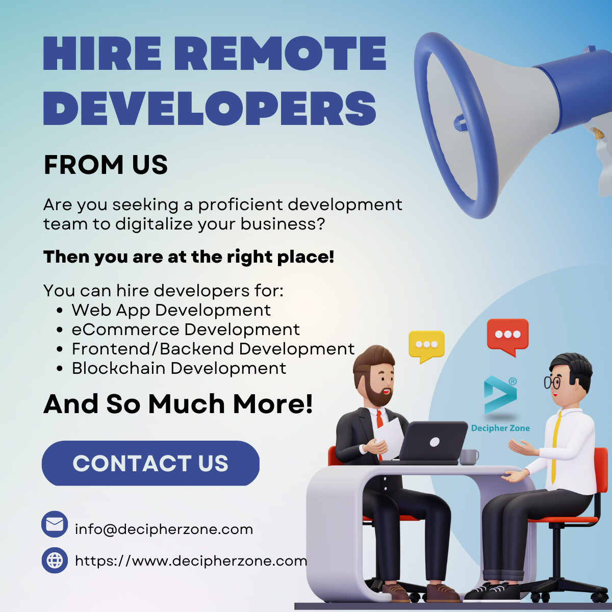 Hire developers